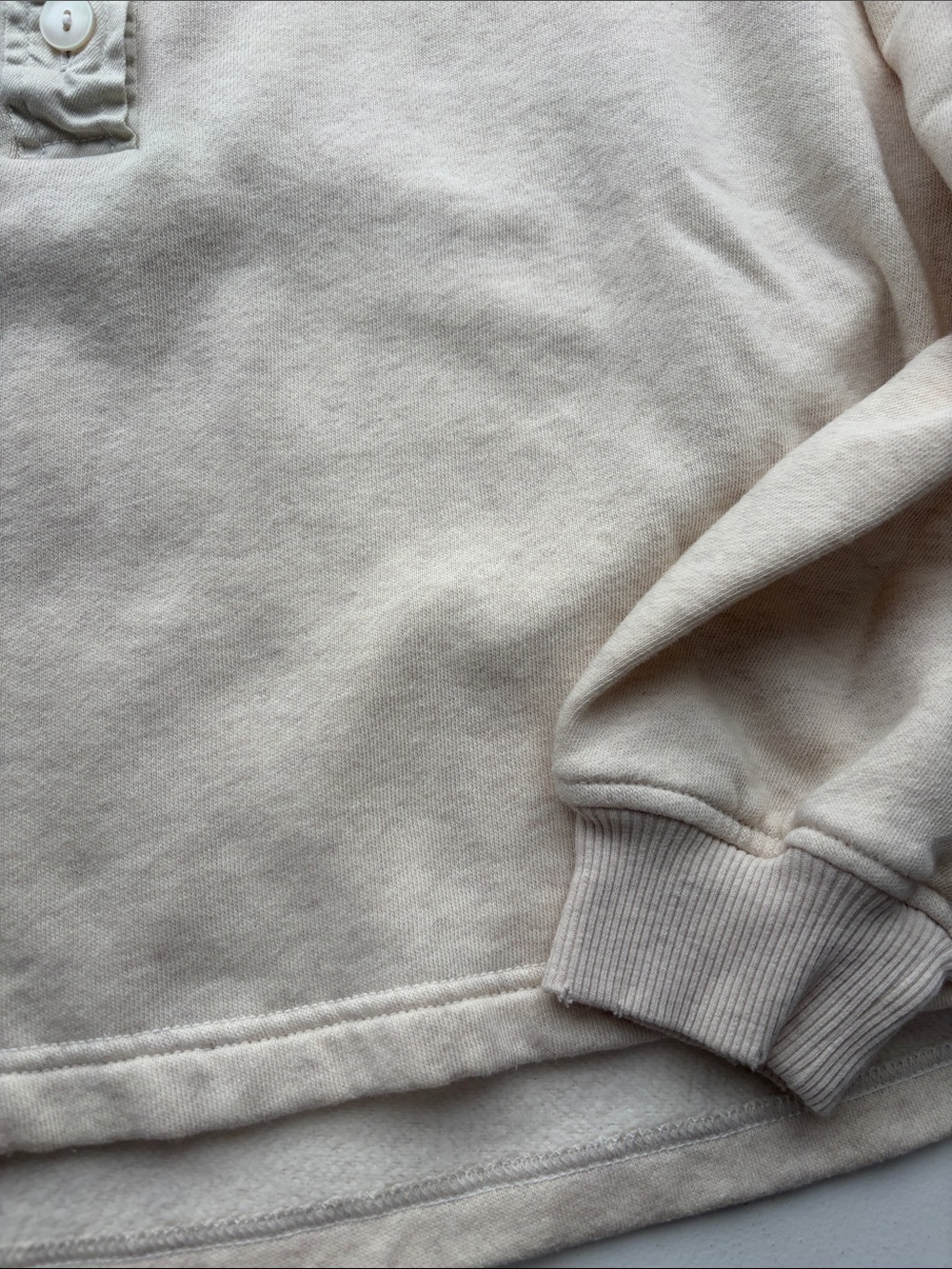 Aerie NWOT First class sweatshirt color cream size medium - Picture 10 of 16